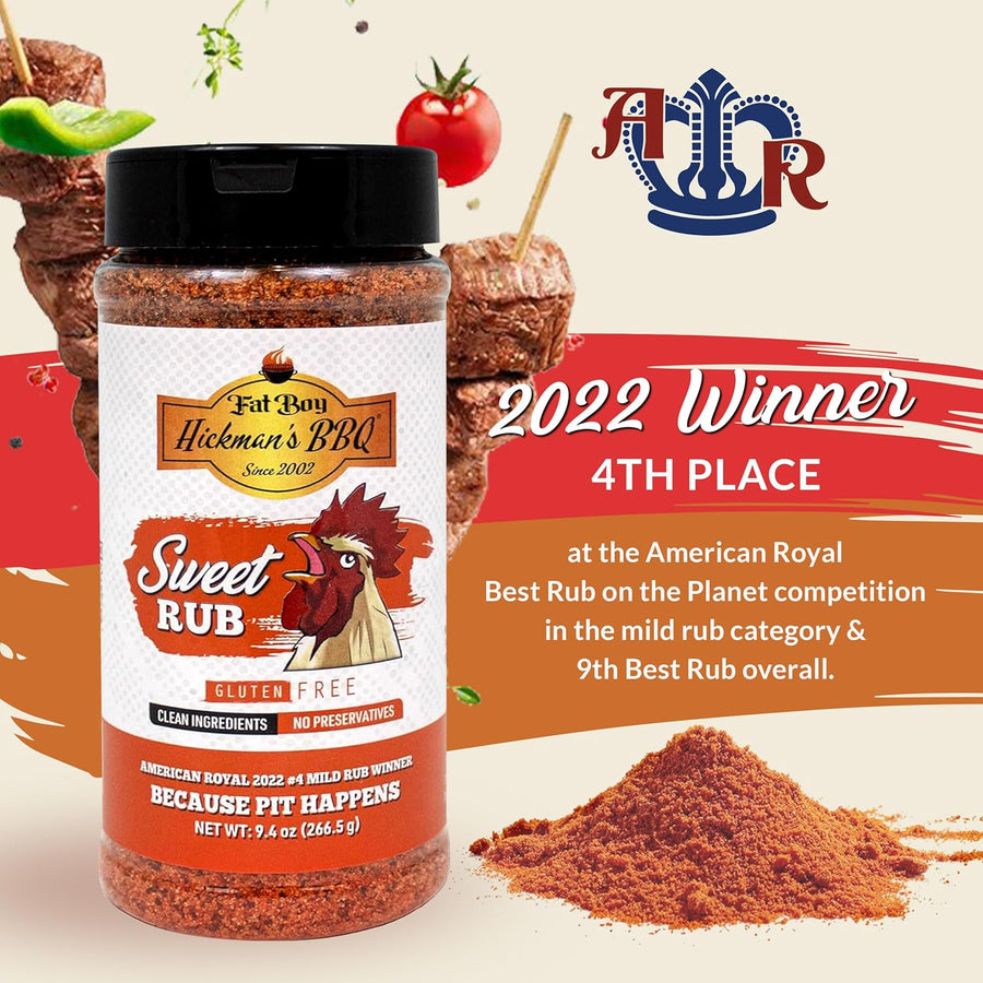 Sweet Natural Gluten Free BBQ Rub 9.4 oz