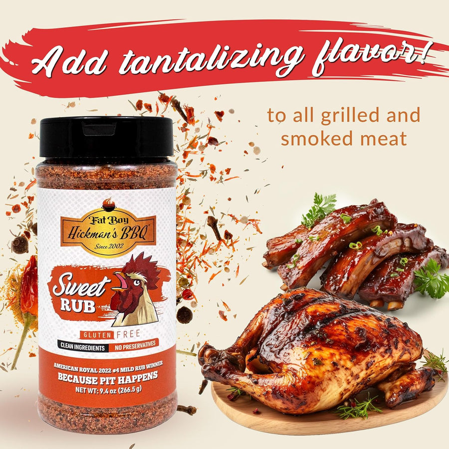 Sweet Natural Gluten Free BBQ Rub 9.4 oz