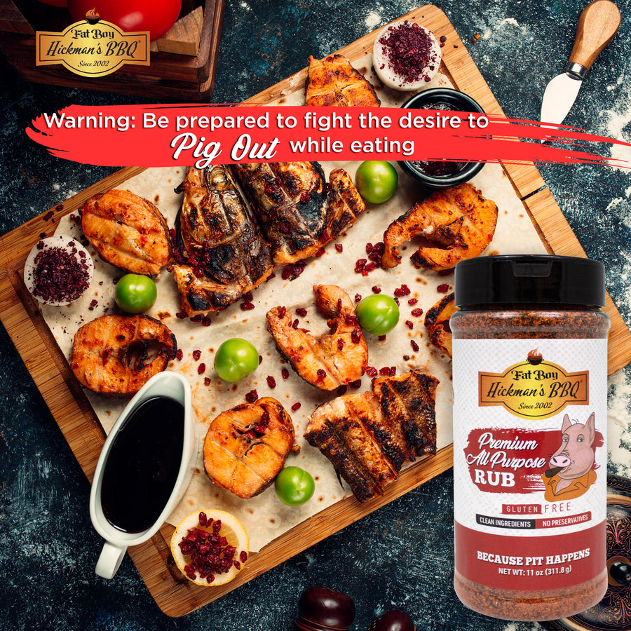 Premium All Purpose Gluten Free Keto Friendly BBQ Rub 11 oz