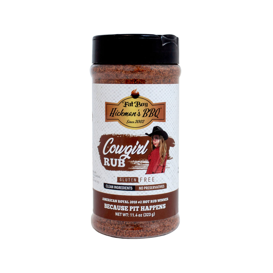 Cowgirl Gluten Free Natural Keto Friendly BBQ Rub 11.4 oz