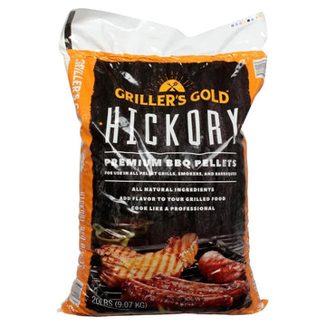 Griller's Gold Hickory Grilling Pellets - 20 lb Bag