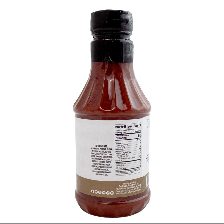 Appalachian Red Gluten Free Vinegar-Based BBQ Sauce 18 oz