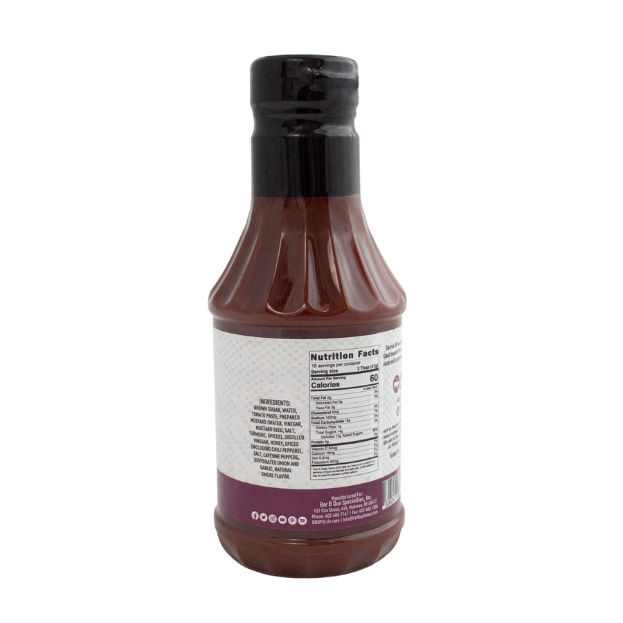 Sticky Stuff Gluten Free Natural BBQ Sauce 19 oz