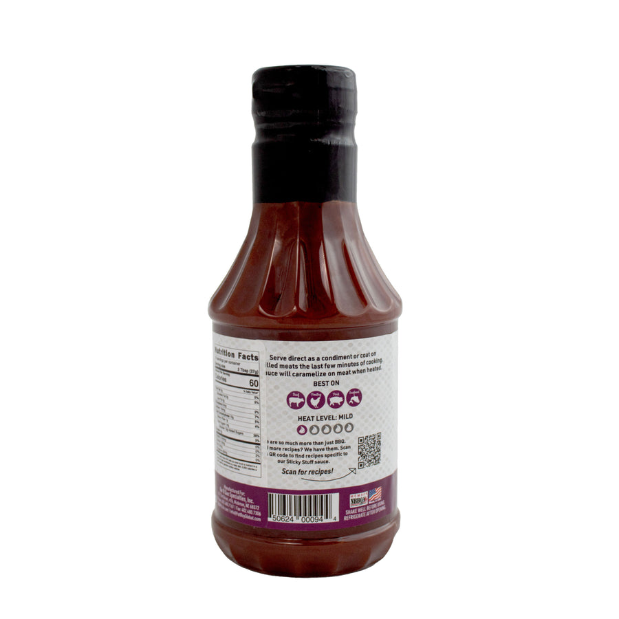 Sticky Stuff Gluten Free Natural BBQ Sauce 19 oz