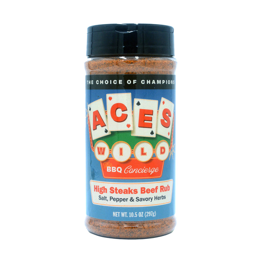 Aces Wild High Steaks Beef Rub 10.5 oz