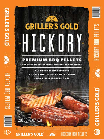 Griller's Gold Hickory Grilling Pellets - 20 lb Bag